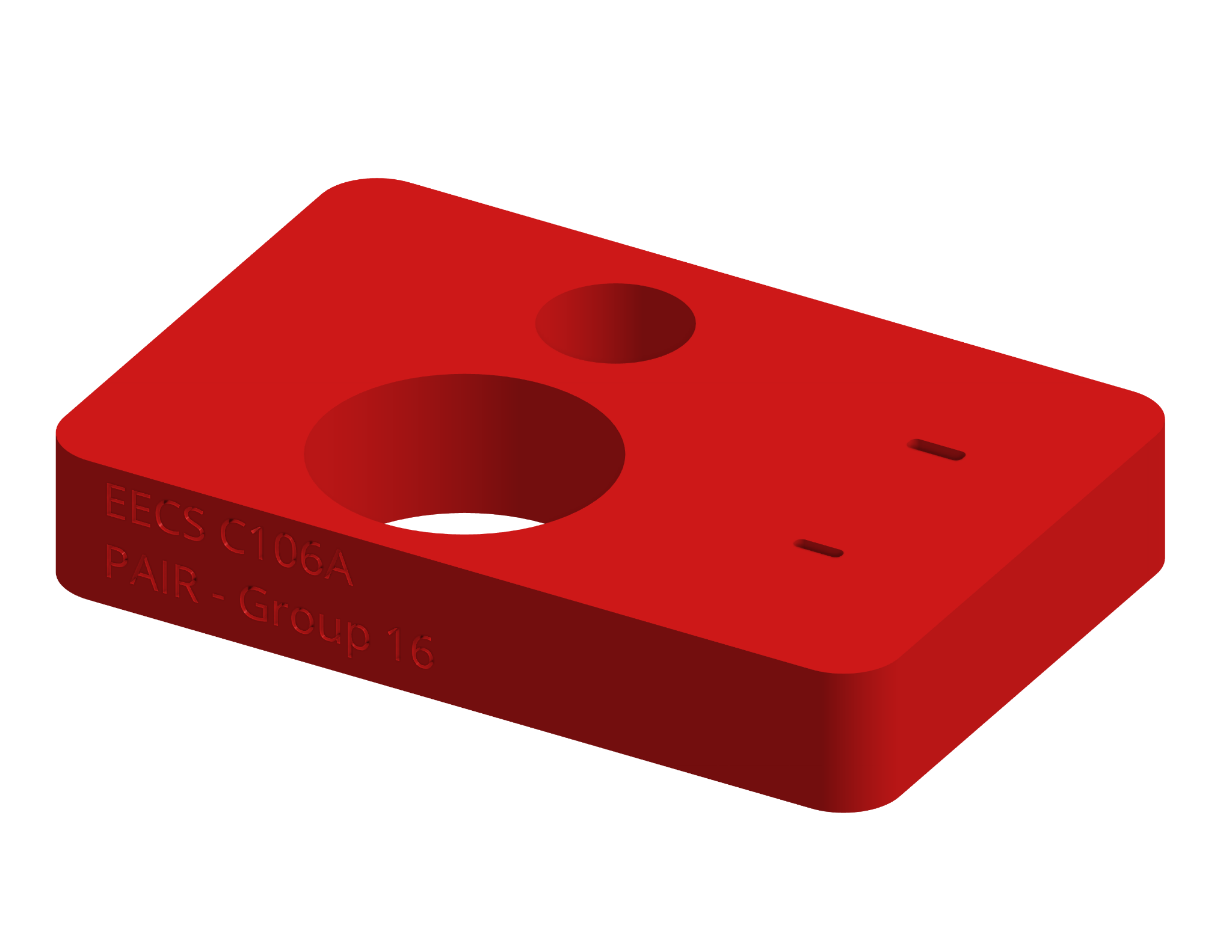 Baseplate with Bigger Holes and Tolerance USB-C